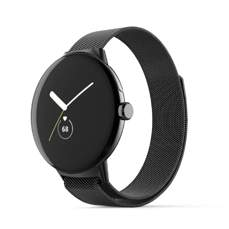 Milanese Stainless Steel Metal Watch Band, For Google Pixel Watch