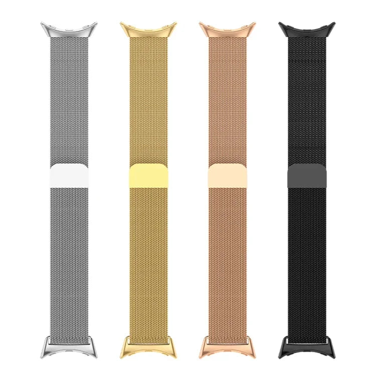 Milanese Stainless Steel Metal Watch Band, For Google Pixel Watch