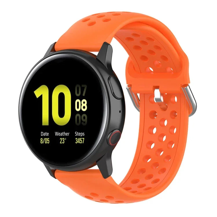 20mm Clasp Solid Color Sport Wrist Strap Watchband, For Huawei Watch GT2 42MM, For Galaxy Watch Active2 / Active