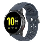 20mm Clasp Solid Color Sport Wrist Strap Watchband, For Huawei Watch GT2 42MM, For Galaxy Watch Active2 / Active