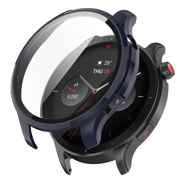 PC + Tempered Glass Integrated Protective Watch Case, For Amazfit GTR 4 / Amazfit GTR 4 Pro