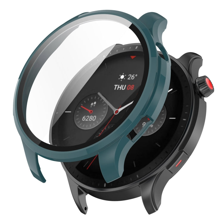 PC + Tempered Glass Integrated Protective Watch Case, For Amazfit GTR 4 / Amazfit GTR 4 Pro