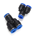 PY-14 LAIZE 2pcs Plastic Y-type Tee Reducing Pneumatic Quick Fitting Connector, PY-4 (10pcs), PY-6 (10pcs), PY-8 (10pcs), PY-10 (10pcs), PY-12 (10pcs), PY-14 (2pcs), PY-16 (2pcs)