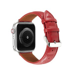 Genuine Leather Watch Band, For Apple Watch Ultra 49mm / Series 8&7 45mm / SE 2&6&SE&5&4 44mm / 3&2&1 42mm, For Apple Watch Series 8&7 41mm / SE 2&6&SE&5&4 40mm / 3&2&1 38mm
