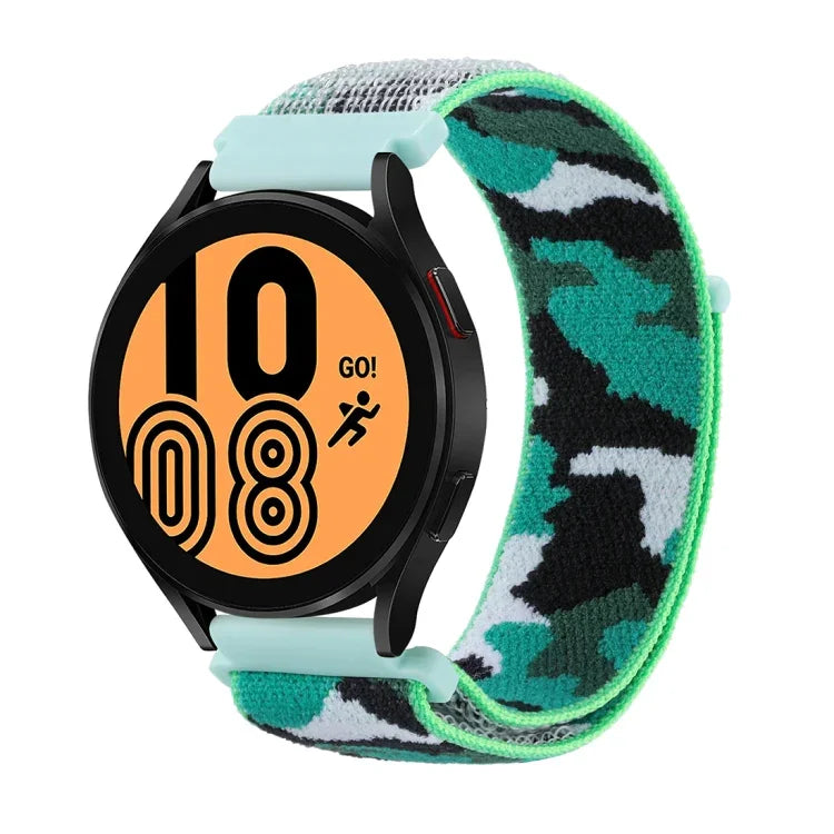 Camo Nylon Loop Watch Band, For Samsung Galaxy Watch5 40mm/44mm / Watch5 Pro