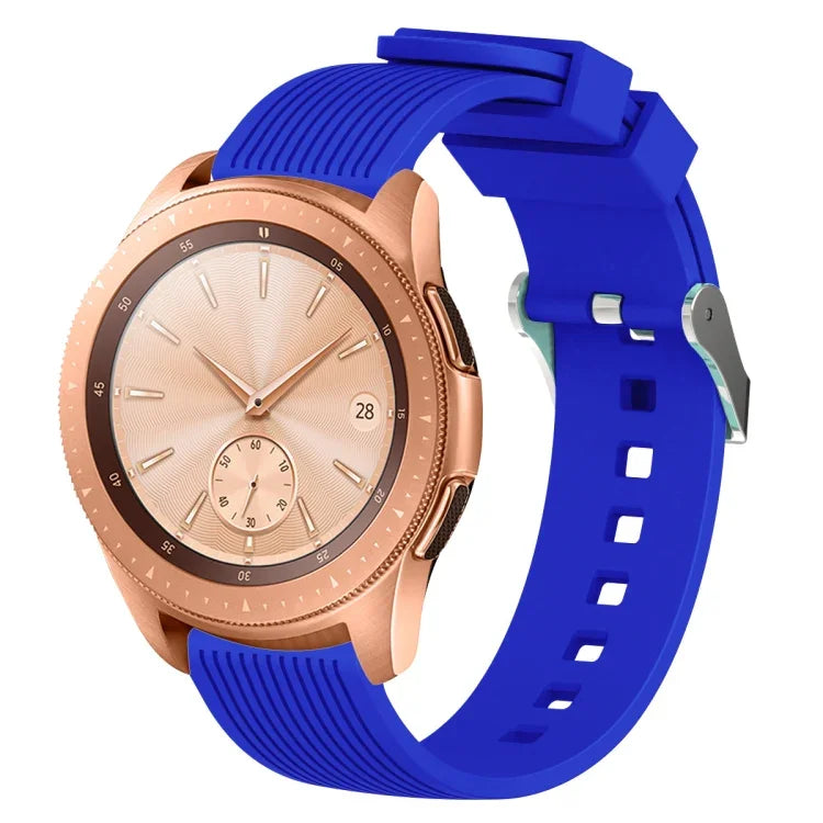 20mm Vertical Grain Silicone Watch Band, For Samsung Galaxy Watch5 40mm/44mm / Watch5 Pro