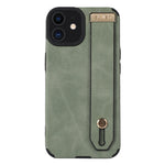 Wrist Strap TPU Leather Phone Case, For iPhone 11, For iPhone 14
