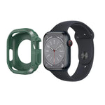 Carbon Fiber Shockproof Case For Apple Watch, Series 9 / 8 / 7 45mm