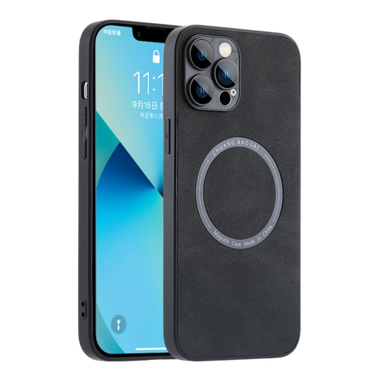 Leather Texture Magsafe Phone Case, For iPhone 14, For iPhone 14 Plus, For iPhone 14 Pro, For iPhone 14 Pro Max, For iPhone 13, For iPhone 13 Pro, For iPhone 13 Pro Max, For iPhone 12, For iPhone 12 Pro, For iPhone 12 Pro Max, For iPhone 11            ...