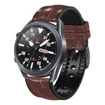 Bamboo Joint Texture Silicone Leather Watch Band, For Huawei GT 3 Pro 46mm