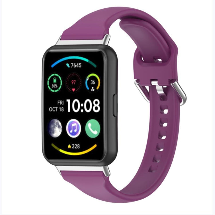 For Huawei Watch Fit 2 Small Waist Silicone Watch Band, S, L