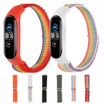 Nylon Loop Watch Band, For Xiaomi Mi Band 3 / 4 / 5 / 6 / 7