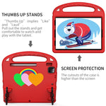 Love Small Palm Holder EVA Tablet Case, For iPad 10th Gen 10.9 2022
