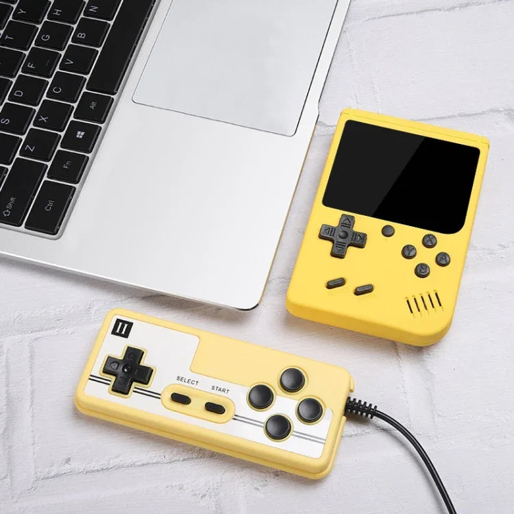 MK800 Doubles 3.0 inch Macaron Mini Handheld Game Console Built-in 800 Games, MK800-Doubles / Grey, MK800-Doubles / Blue, MK800-Doubles / Pink, MK800-Doubles / Yellow, MK800-Doubles / Green