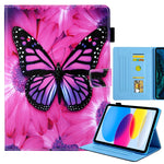 Colored Drawing Leather Smart Tablet Case, For iPad 10th Gen 10.9 2022