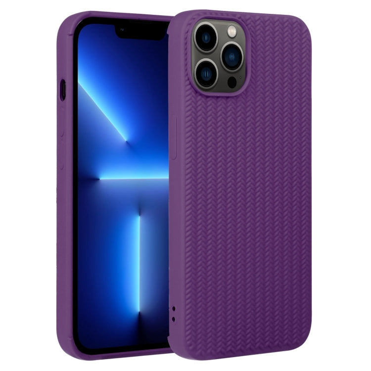 Weave Texture Silicone Phone Case, For iPhone 13 Pro, For iPhone 13 Pro Max, For iPhone 12, For iPhone 12 Pro, For iPhone 12 Pro Max