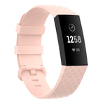 Color Buckle TPU Wrist Strap Watch Band for Fitbit Charge 4 / Charge 3 / Charge 3 SE, Size: S, Size: L
