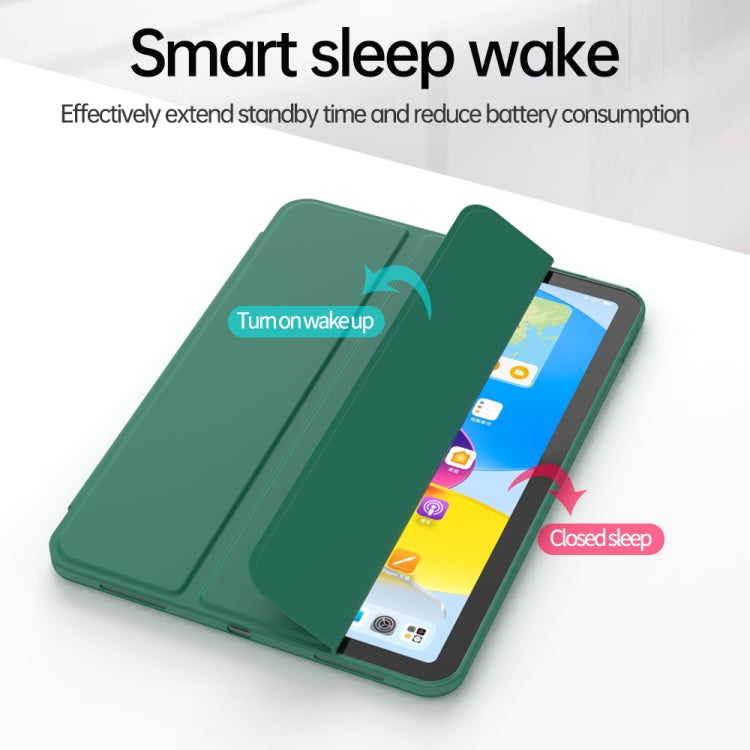 3-fold TPU Leather Smart Tablet Case, For iPad 10th Gen 10.9 2022