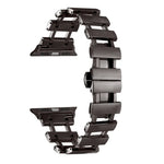 Hollow Stainless Steel Watch Band, For Apple Watch Ultra 49mm / Series 8&7 45mm, For Apple Watch Series 8&7 41mm / SE 2&6&SE&5&4 40mm