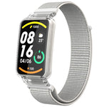 Integrated PC Protective Case + Nylon Loop Watch Band, For Xiaomi Mi Band 7 Pro
