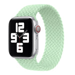 Nylon Single-turn Braided Watch Band For Apple Watch Series 8&7 41mm / SE 2&6&SE&5&4 40mm / 3&2&1 38mm, For Apple Watch Series 8&7 41mm,155mm, For Apple Watch Series 8&7 41mm, 155mm
