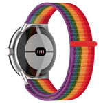 Metal Head Nylon Loop Watch Band, For Google Pixel Watch 4 / 3 / 2 / 1 41mm