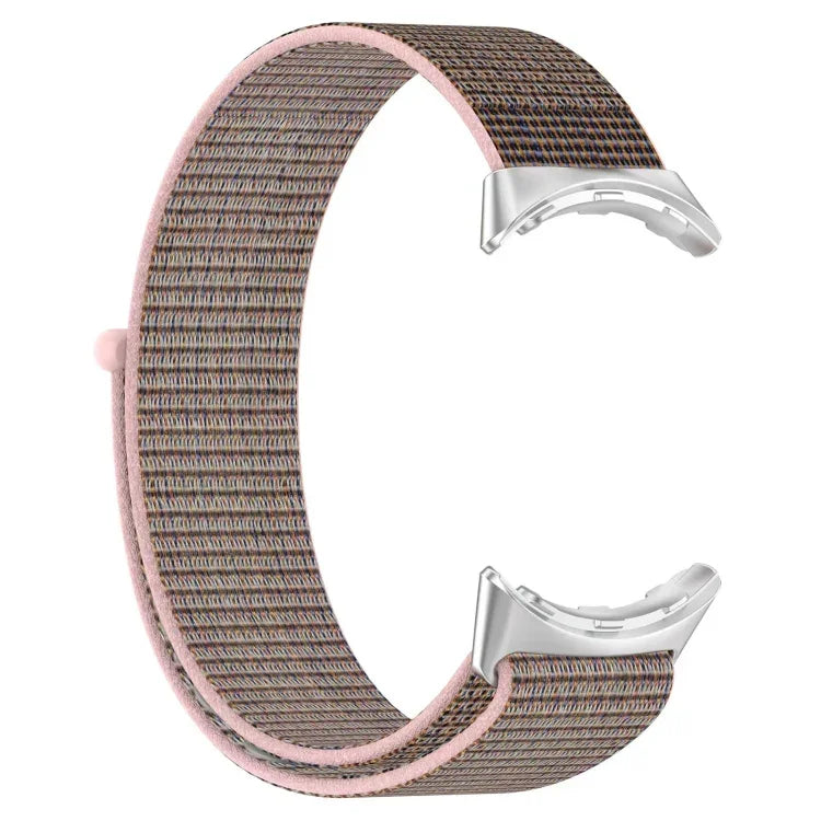 Metal Head Nylon Loop Watch Band, For Google Pixel Watch 4 / 3 / 2 / 1 41mm