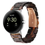 Three-beads Resin Watch Band, For Google Pixel Watch 4 / 3 / 2 / 1 41mm