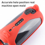 Colorful Light Effect Bluetooth Speaker Silicone Case with Shoulder Strap, For JBL Pulse 5 Black, For JBL Pulse 5 Red, For JBL Pulse 5 Blue