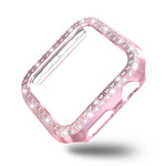 Double Row Diamonds PC Protective Case, For Apple Watch Series 6 / 5 / 4 / SE 2025 / 2023 / 2022 40mm, For Apple Watch Series 3 & 2 & 1 42mm