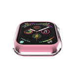 Plating TPU Round Hole Hollowing Protective Case, For Apple Watch Series 3 & 2 & 1 38mm, For Apple Watch Series 6 / 5 / 4 / SE 2025 / 2023 / 2022 44mm