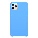 For iPhone 11 Solid Color Solid Silicone  Shockproof Case (Hibiscus Pink), For iPhone 11 Pro Max