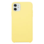 For iPhone 11 Solid Color Solid Silicone  Shockproof Case (Hibiscus Pink), For iPhone 11