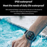 BM01 1.45 inch Silicone Band IP68 Waterproof Smart Watch Support Bluetooth Call / NFC, Silicone Band (Silver), Silicone Band (Black)