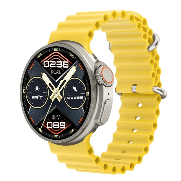 K9 Ultra Pro 1.39 inch Silicone Band IP67 Waterproof Smart Watch Support Bluetooth Call / NFC