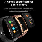 K13 1.14 inch Steel Band Earphone Detachable Smart Watch Support Bluetooth Call, Steel Band (Black), Steel Band (Gold)