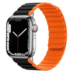 Smart Magnetic Silicone Watch Band, For Apple Watch Series 8&7 41mm, For Apple Watch Series 8&7 45mm