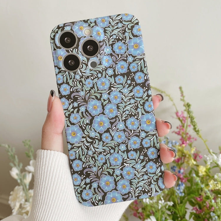 Water Sticker Flower Pattern PC Phone Case, For iPhone 11 Pro Max, For iPhone 11 Pro, For iPhone 11