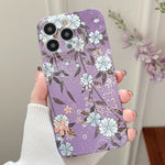 Water Sticker Flower Pattern PC Phone Case, For iPhone 11 Pro Max, For iPhone 11 Pro, For iPhone 11