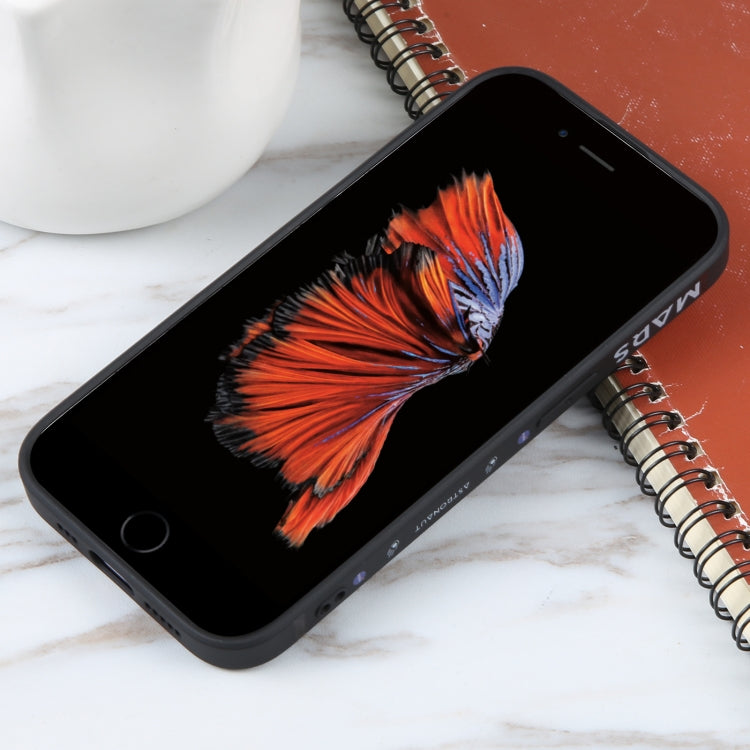 Astronaut Pattern Silicone Straight Edge Phone Case, For iPhone 6 / 6s, For iPhone 6 Plus / 6s Plus