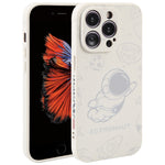 Astronaut Pattern Silicone Straight Edge Phone Case, For iPhone 6 / 6s, For iPhone 6 Plus / 6s Plus