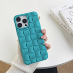 3D Cube Weave Texture Skin Feel Phone Case, For iPhone 13, For iPhone 12 Pro Max, For iPhone 12 Pro