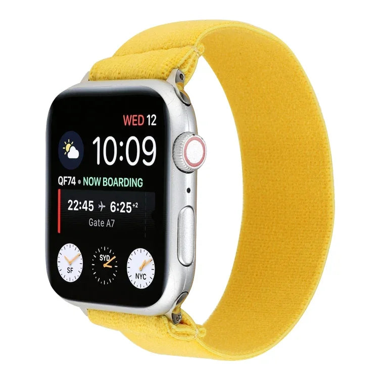 Elastic Nylon Braid Watch Band, For Apple Watch Series 8&7 45mm, For Apple Watch Series 8&7 41mm