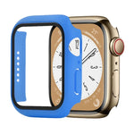Shockproof PC+Tempered Glass Watch Protective Case, For Apple Watch Series 9 / 8 / 7 41mm, For Apple Watch Series 9 / 8 / 7 45mm