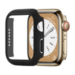 Shockproof PC+Tempered Glass Watch Protective Case, For Apple Watch Series 9 / 8 / 7 41mm, For Apple Watch Series 9 / 8 / 7 45mm