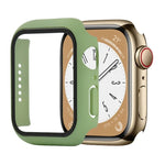 Shockproof PC+Tempered Glass Watch Protective Case, For Apple Watch Series 9 / 8 / 7 41mm, For Apple Watch Series 9 / 8 / 7 45mm