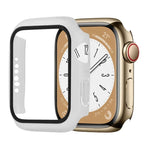 Shockproof PC+Tempered Glass Watch Protective Case, For Apple Watch Series 9 / 8 / 7 41mm, For Apple Watch Series 9 / 8 / 7 45mm