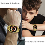 Metal Integrated Watch Protective Case, For Apple Watch Ultra 4 / 3 / 2 / 1 49mm, For Apple Watch Series SE 2025&6&SE&5&4 44mm, For Apple Watch Series 9 / 8 / 7 45mm
