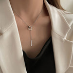 Ladies Alphabet Versatile Titanium Steel Necklace Twist Chain, XL2001, XL1951, XL1400, XL1437, XL2010, XL1505, XL1839, XL1864, XL1502, XL1570, XL1170, XL1459, XL1788, XL1780, XL1946, XL1089, XL1958, XL1983, XL1941, XL1944, XL1090, XL1114, XL1791, XL179...