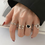 S925 Sterling Silver Cool Style Ladies Combination Ring, J286, J781, J759, J797, J758, J242, J1109, J1071, J1096, J1110, J789, J1717, J1740, J224, J449, J341, J443, J1644, J005, J282, J623, J1658, J406, J1454, J815